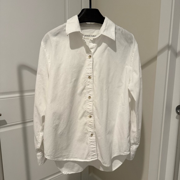 Aritzia Denim Forum The Jane Longsleeve Shirt size xs - Picture 5 of 9